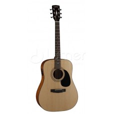 Электро-акустическая гитара, с чехлом, Parkwood W81E-OP