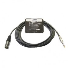 Микрофонный кабель, Invotone ACM1010S/BK -  Джек 6,3 стерео <->XLR3M, длина 10 м (черный)