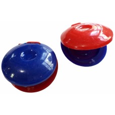 Кастаньеты BRAHNERЗ-146 пластиковые (Красный+синий)
