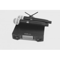 Двухканальная вокальная радиосистема LAudio LS-P3-2M (2 ручных передатчика)