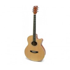 Фольковая гитара с вырезом HOMAGE LF-401C-N