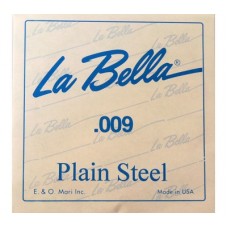 Отдельная струна, без оплетки, 009, La Bella PS009