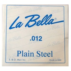 Отдельная стальная струна без оплетки, 012, La Bella PS012 