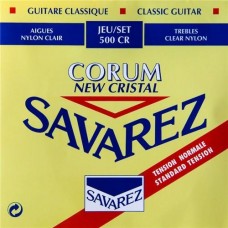 Комплект струн для классической гитары, норм.натяжение, посеребр, Savarez 500CR New Cristal Corum 