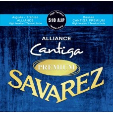  Комплект струн для классической гитары, сильное натяжение, Savarez 510AJP Alliance Cantiga Premium 