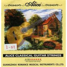Струна гитарная №1 нейлон, Alice A106-1