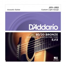 Струны для акустической гитары D'addario EJ13